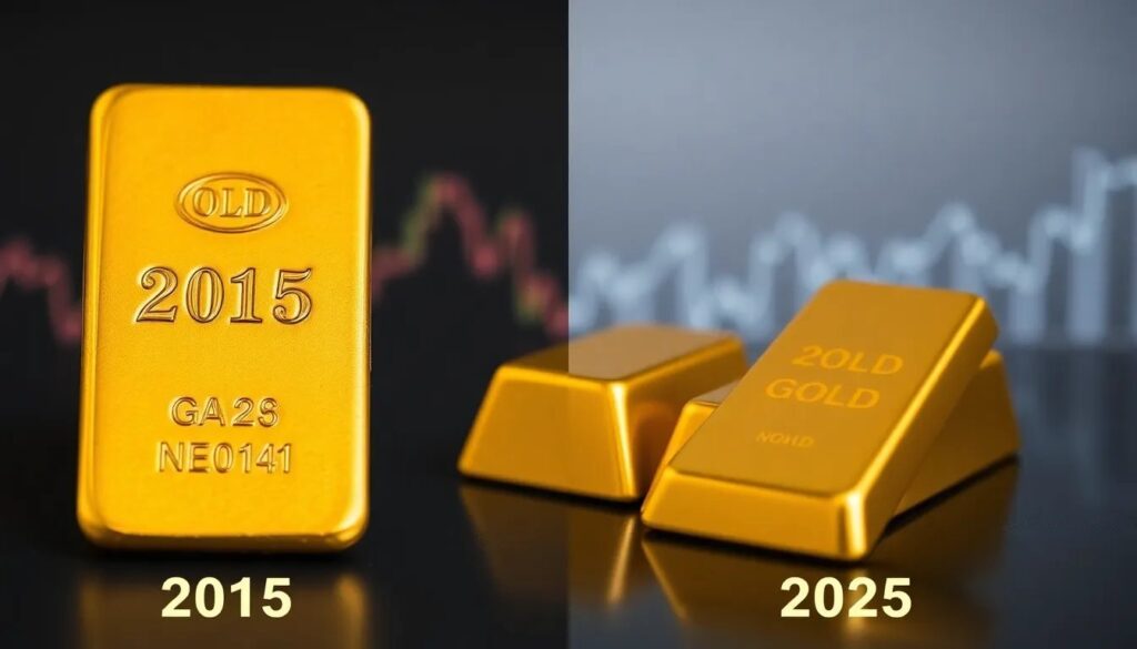Gold Prices Over Decade: Outperforming Equities from 2015-2025