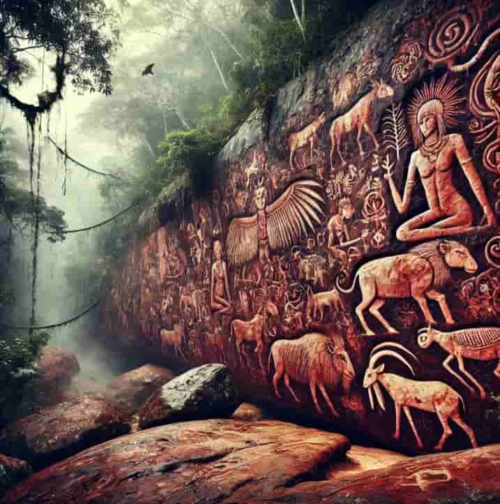 Stunning Prehistoric Amazon Art Depicts Enigmatic Supernatural Beings