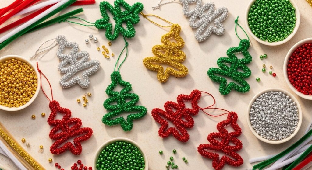 The Shimmering Revival: Crafting Enduring Pipe Cleaner and Bead Ornaments for Modern Holidays