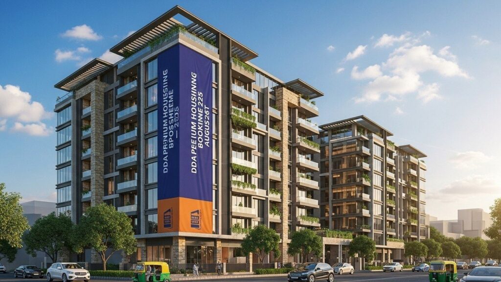 DDA Premium Housing Scheme 2025: Book Your Dream Flat in Delhi from August 26th!