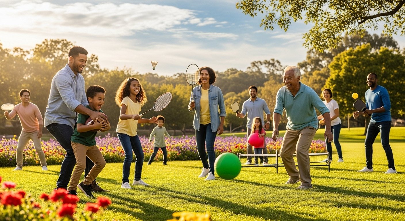 family sports : Energize Your Family: Rediscovering Joy Through Active Sports & Play