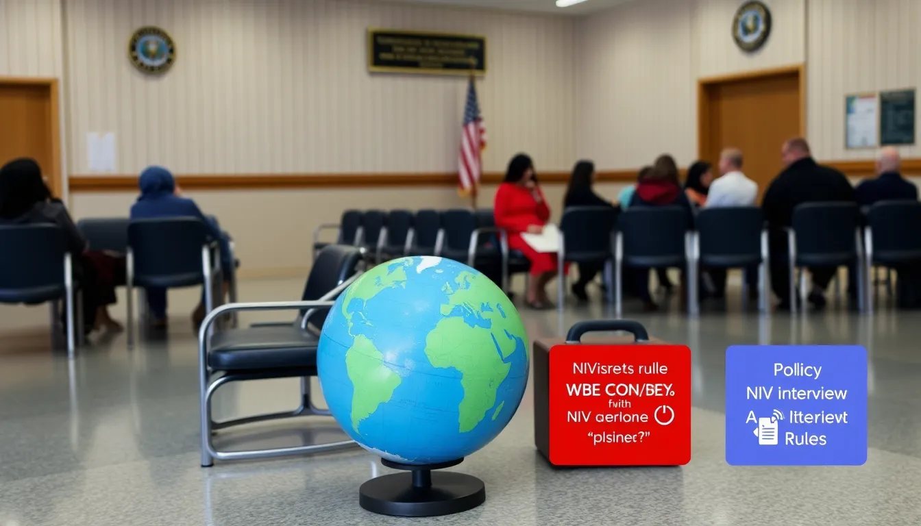 US visa interview policy