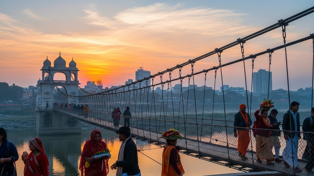 Patna suspension bridge