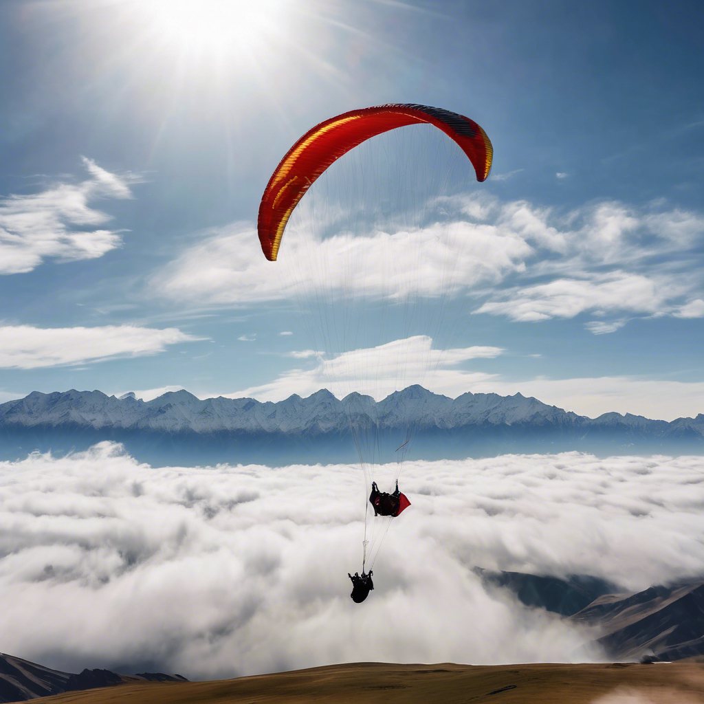 Paraglider Soars to 8598m After Cloud Ascent in Qilian Mountains