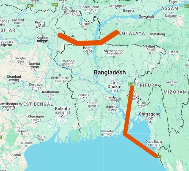 India's Strategic Dilemma with Bangladesh: The Imperative of Taking Over Rangpur and Chittagong