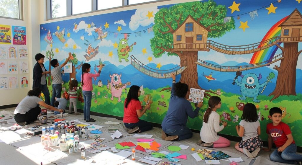 Unlock Group Creativity: The Enduring Magic of Collaborative Murals
