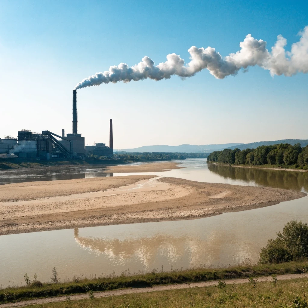 Danube river low water Hungary energy crisis cl… Danube river low water Hungary energy crisis climate change power generation