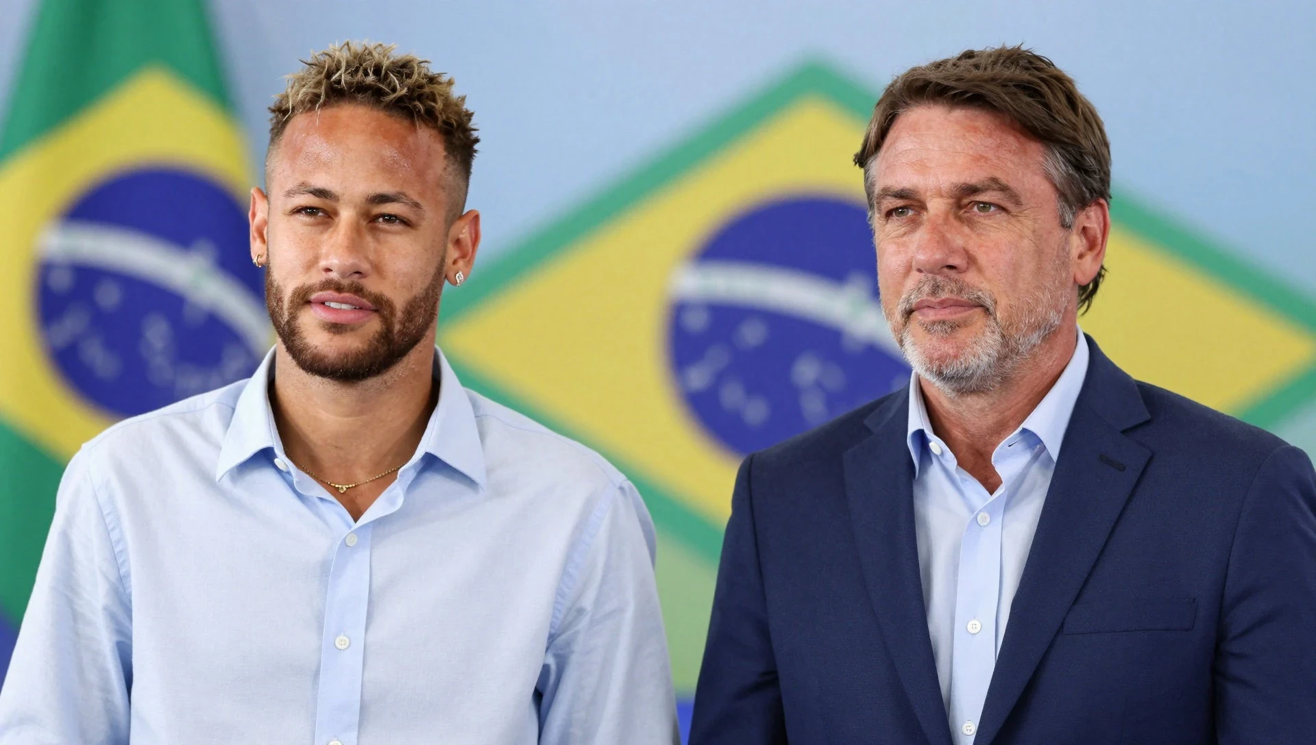 Neymar Flavio Bolsonaro endorsement Brazil runoff